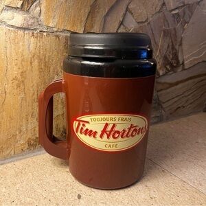 Tim Hortons 64oz Travel Thermos Coffee Bi Tim Mug Thermo-Serv Super Insulated